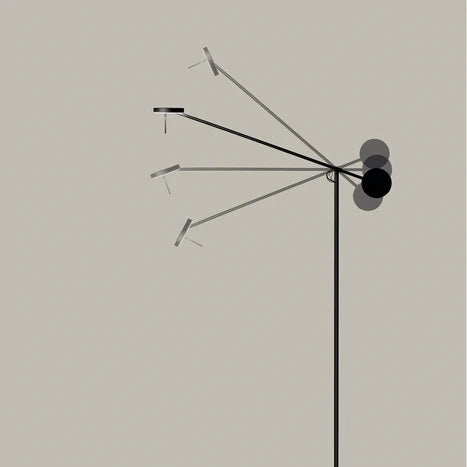 Rotating Minimalist LED Floor Lamp