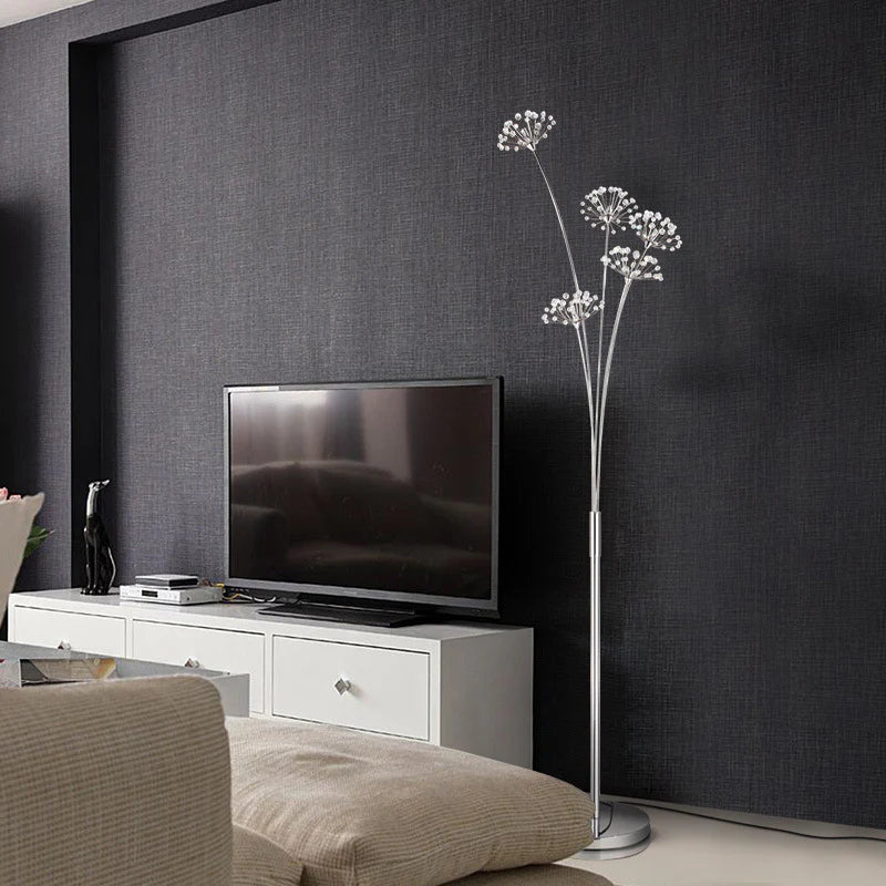 Modern LED Flower-Shaped Floor Lamp