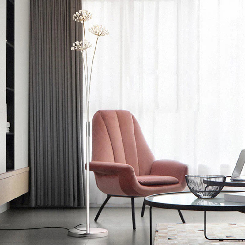 Modern LED Flower-Shaped Floor Lamp