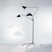 Industrial Design Floor Lamp with Multiple Arms