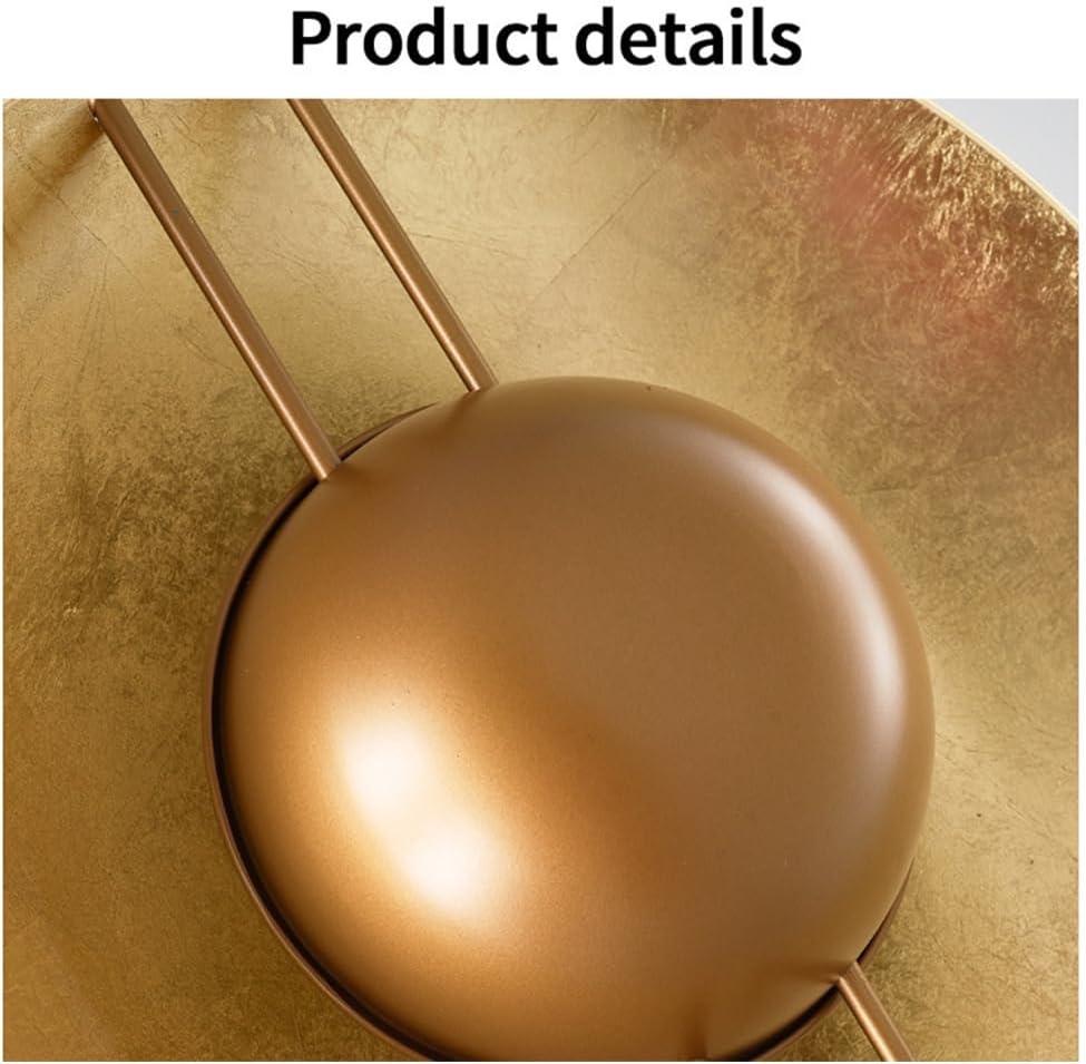 Luxury LED Wall Sconce with Multiple Gold Metal Discs