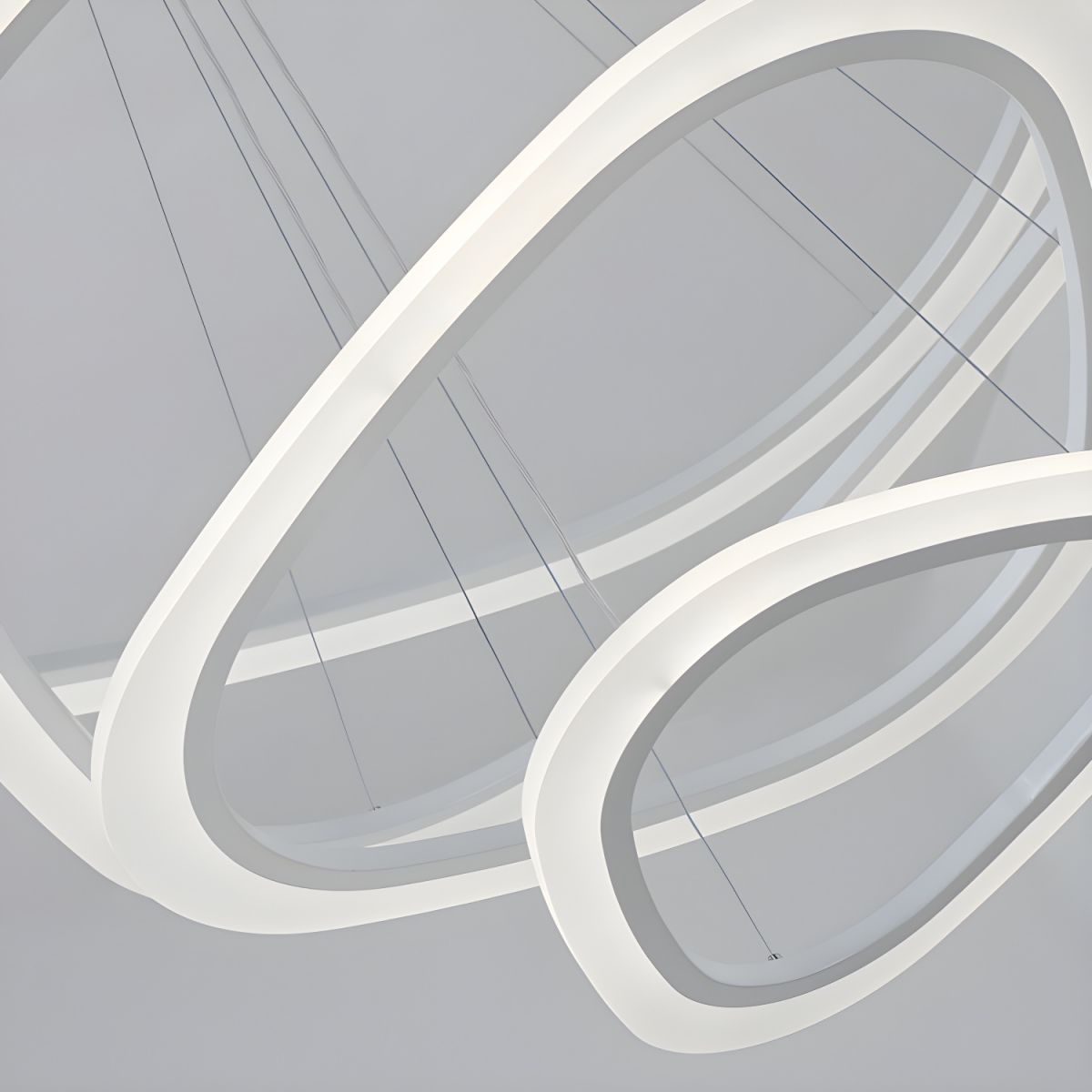 Remote-Controlled Luxury LED Ring Chandelier