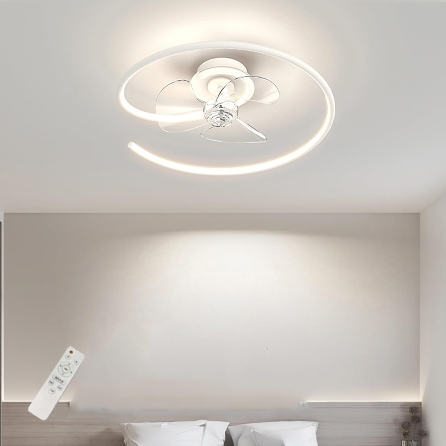 Artpad LED Ceiling Fan with Light and Remote Control