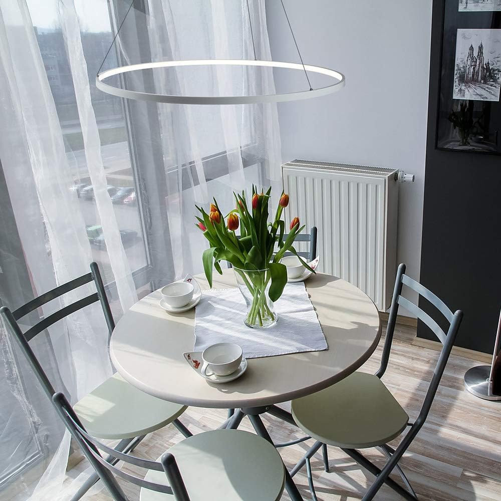 31.5" Modern LED Pendant Light Circle Design