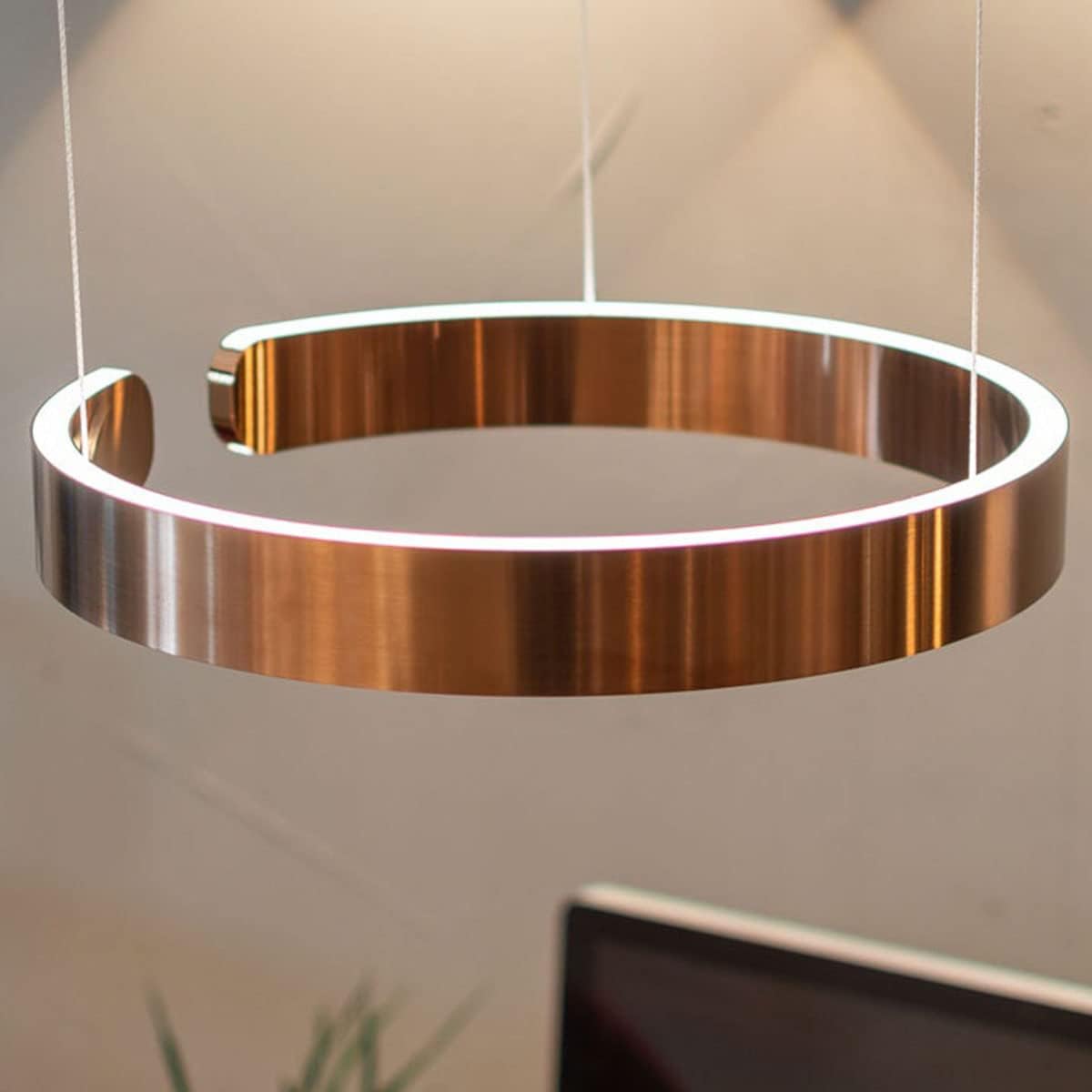 Adjustable Nordic LED Ring Suspension Light for Dining Room, Living Room, Kitchen, and Home Décor