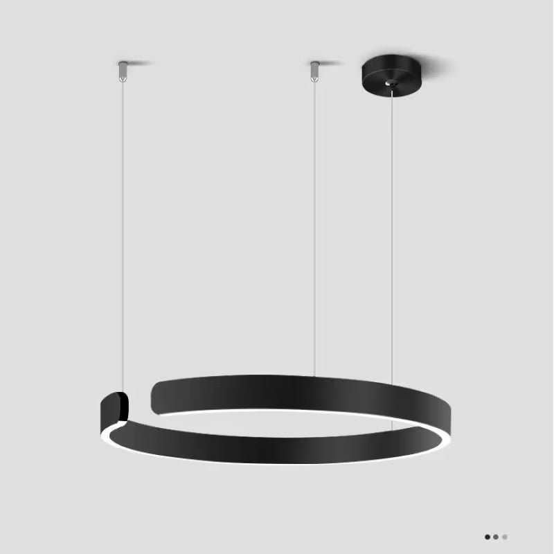 Adjustable Nordic LED Ring Suspension Light for Dining Room, Living Room, Kitchen, and Home Décor