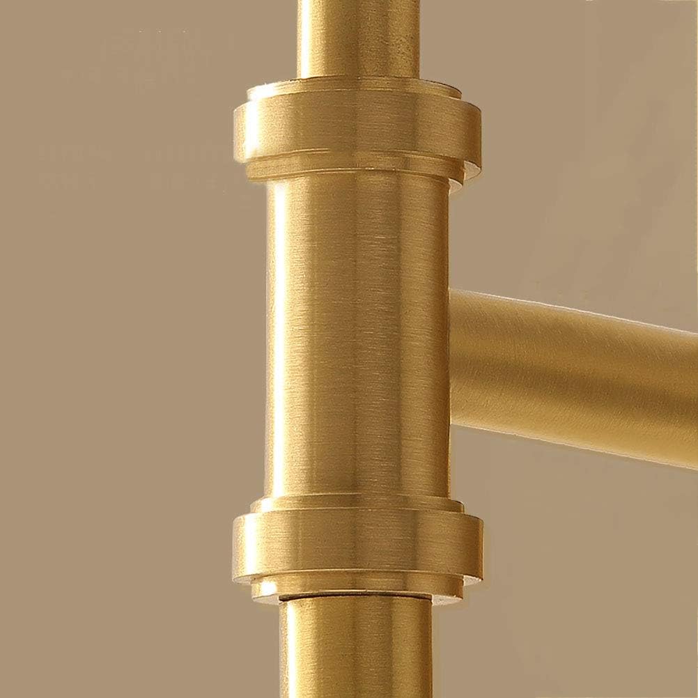 Gold Wall Sconce with Fabric Shade