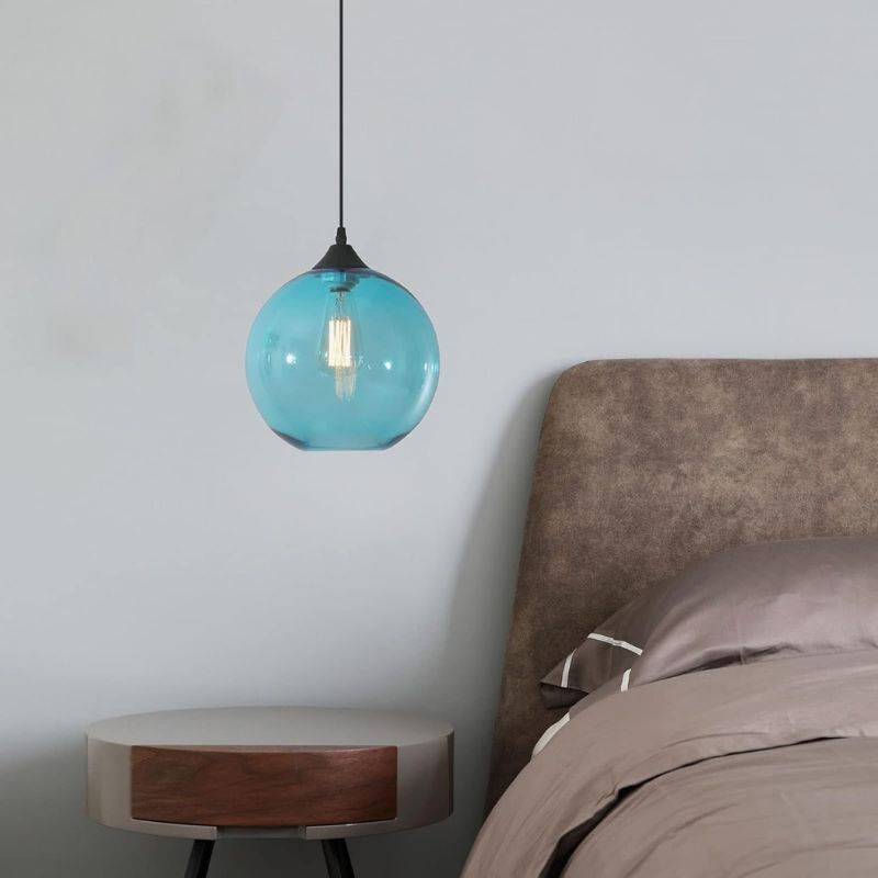 Suspension boule en verre colorée Loft