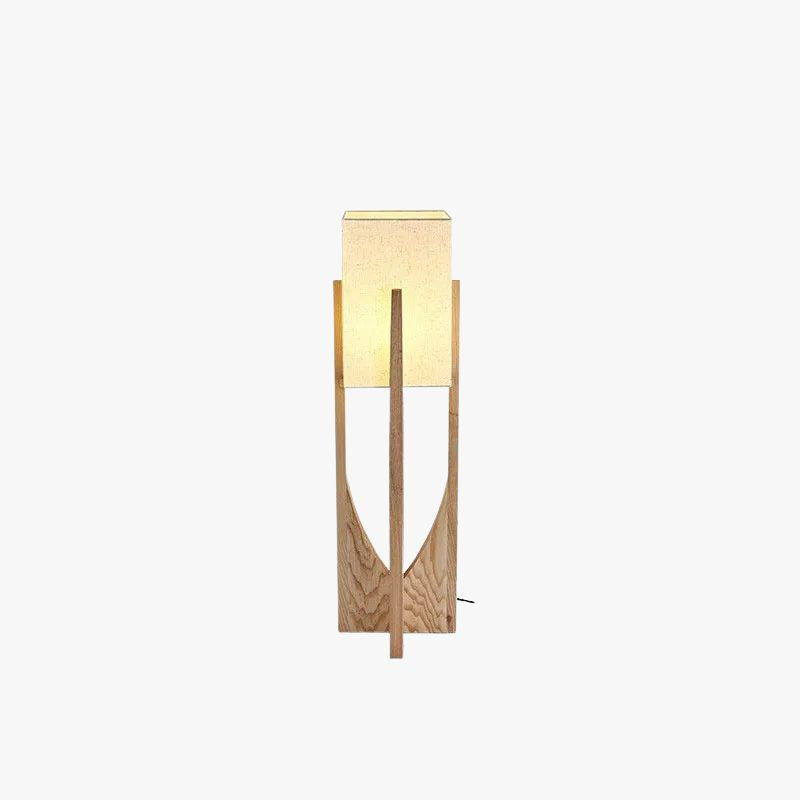 Chinese Wooden Floor Lamp for Living Room and Bedroom - Nordic Design LED Table Lamp