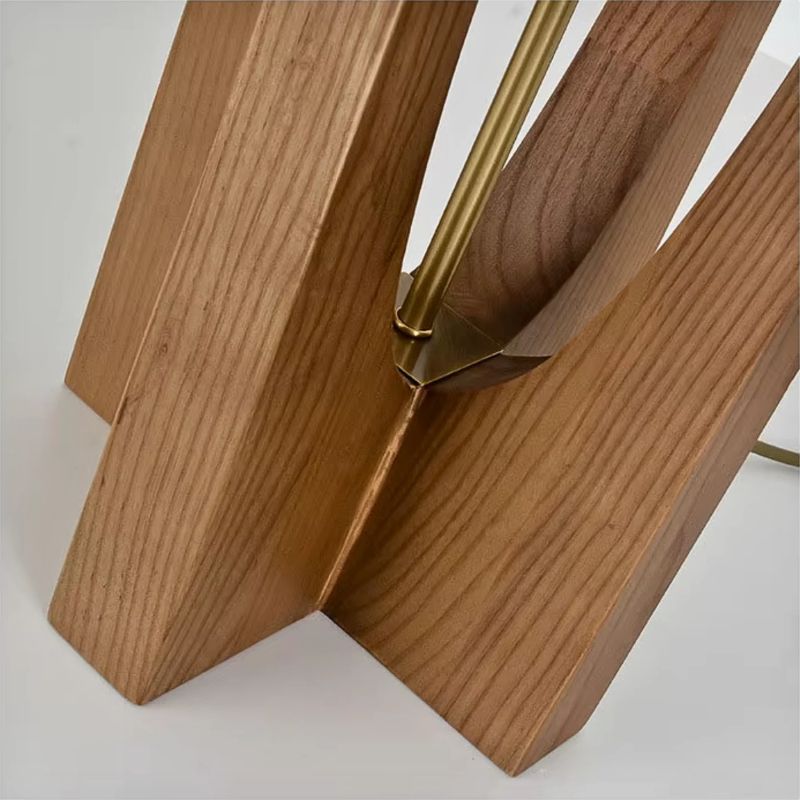 Chinese Wooden Floor Lamp for Living Room and Bedroom - Nordic Design LED Table Lamp