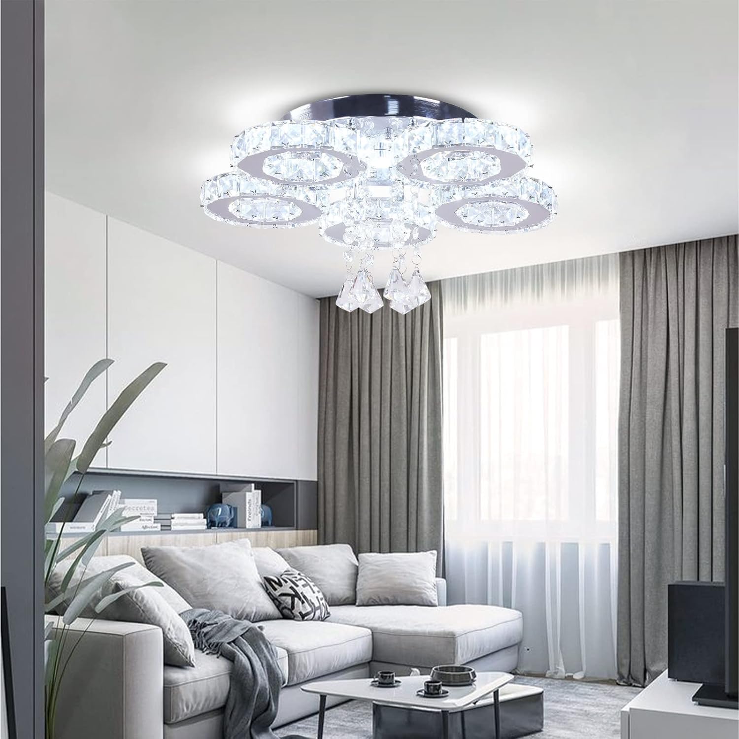 Luxury LED Crystal Glass Chandelier