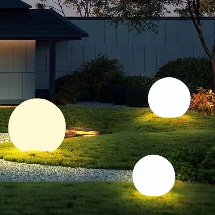 Modern LED Ball Floor Lamp for Indoor and Outdoor Decor
