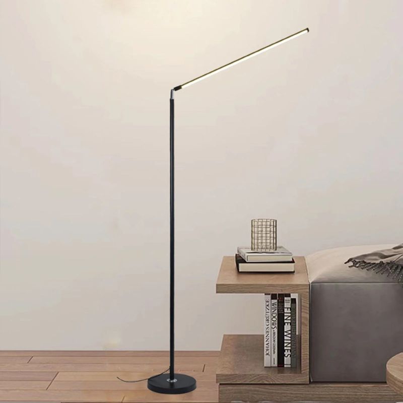 Super Bright LED Floor Lamp - Minimalist Reading Light for Living Room and Bedroom