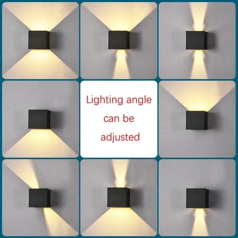 6W/12W Waterproof LED Wall Sconce for Outdoor and Indoor Use Norenza