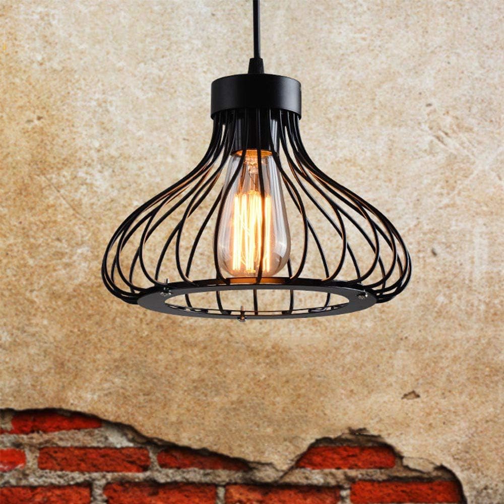 Industrial Cage Pendant Light Fixture