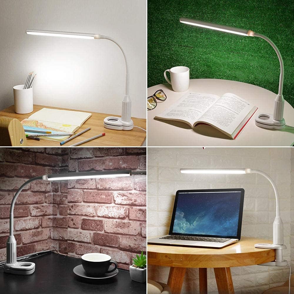 Lampe de bureau à LED à USB et ajustable
