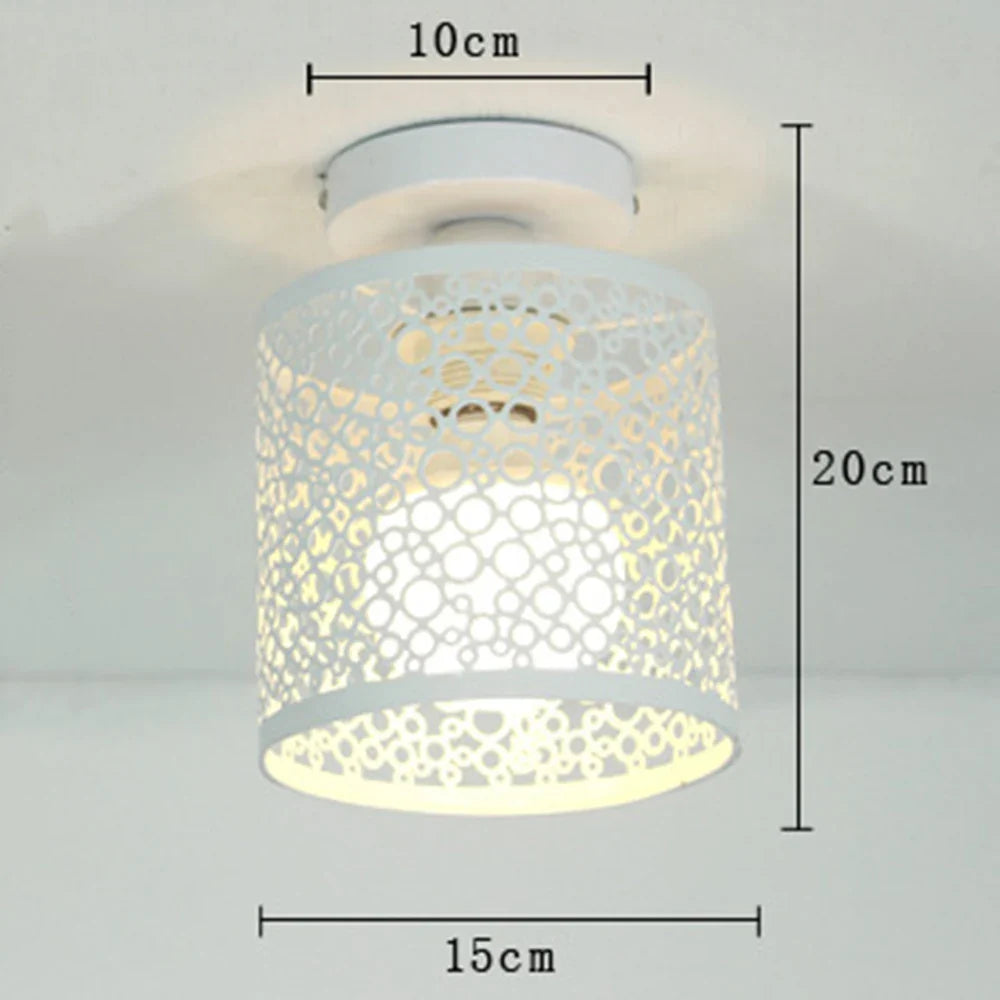 Nordic Design Iron Forged Ceiling Light for Home Decor