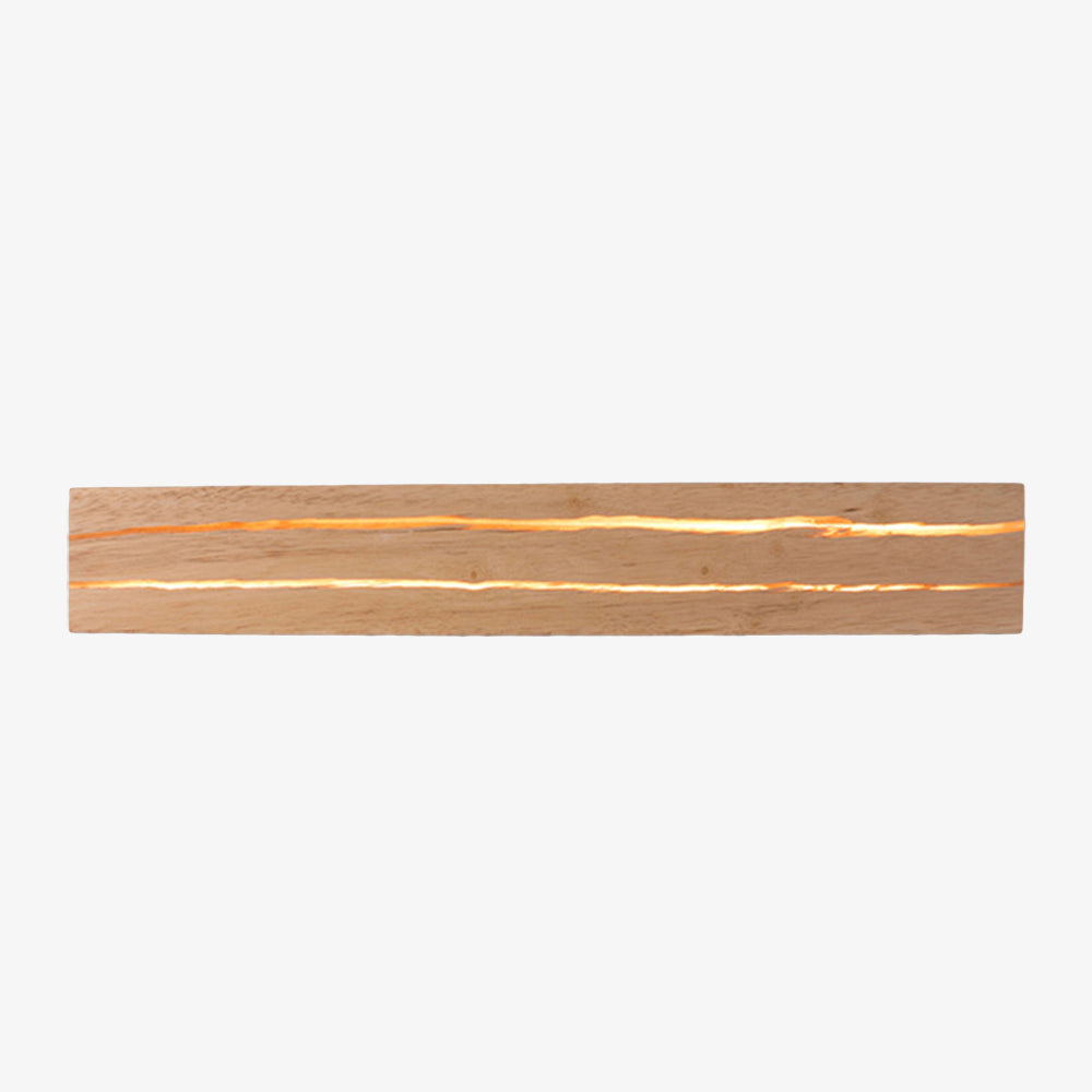 Scandinavian Wooden LED Rectangle Wall Sconce