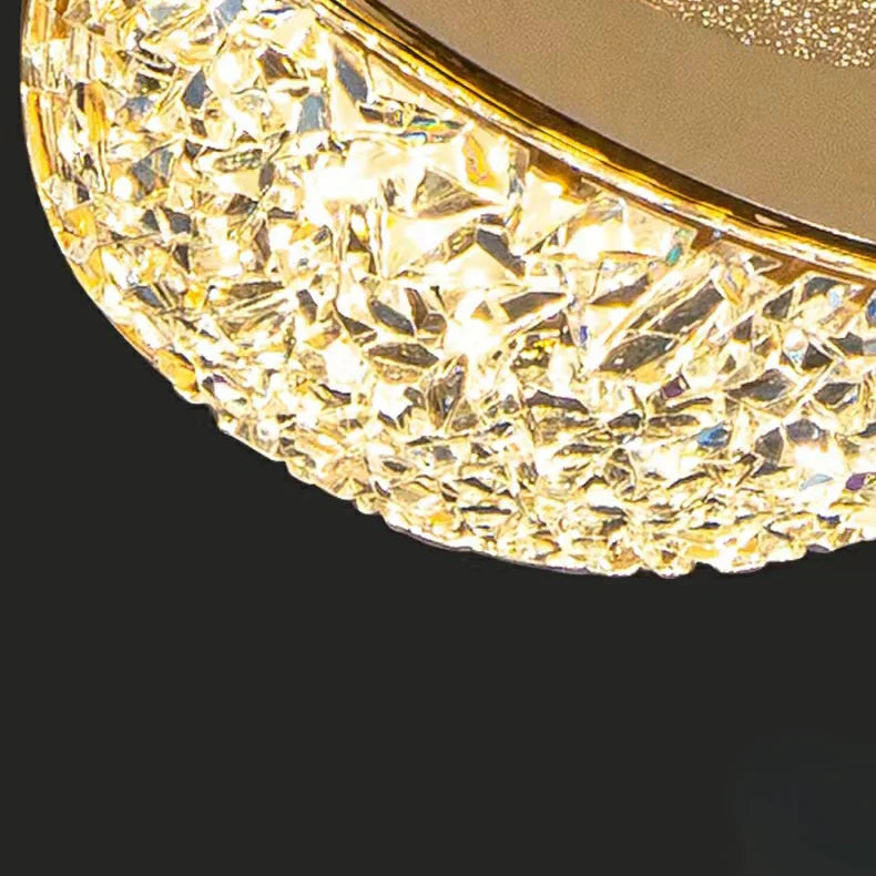 Plafond LED en cristal nordique lustre salon chambre chevet suspension lumières décor à la maison éclairage lampe suspendue pour plafond