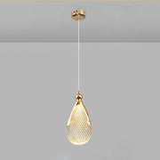 Plafond LED en cristal nordique lustre salon chambre chevet suspension lumières décor à la maison éclairage lampe suspendue pour plafond