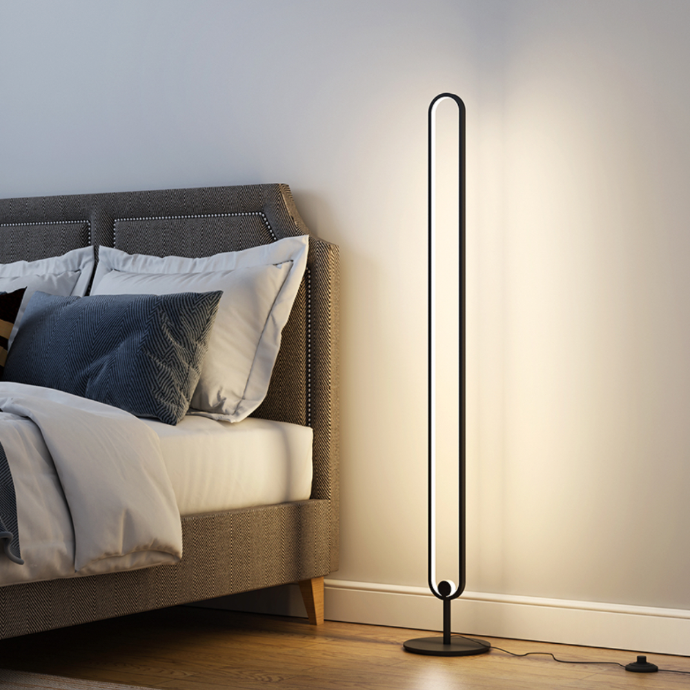Hevenly Industrial LED Minimalist Metal Floor Lamp