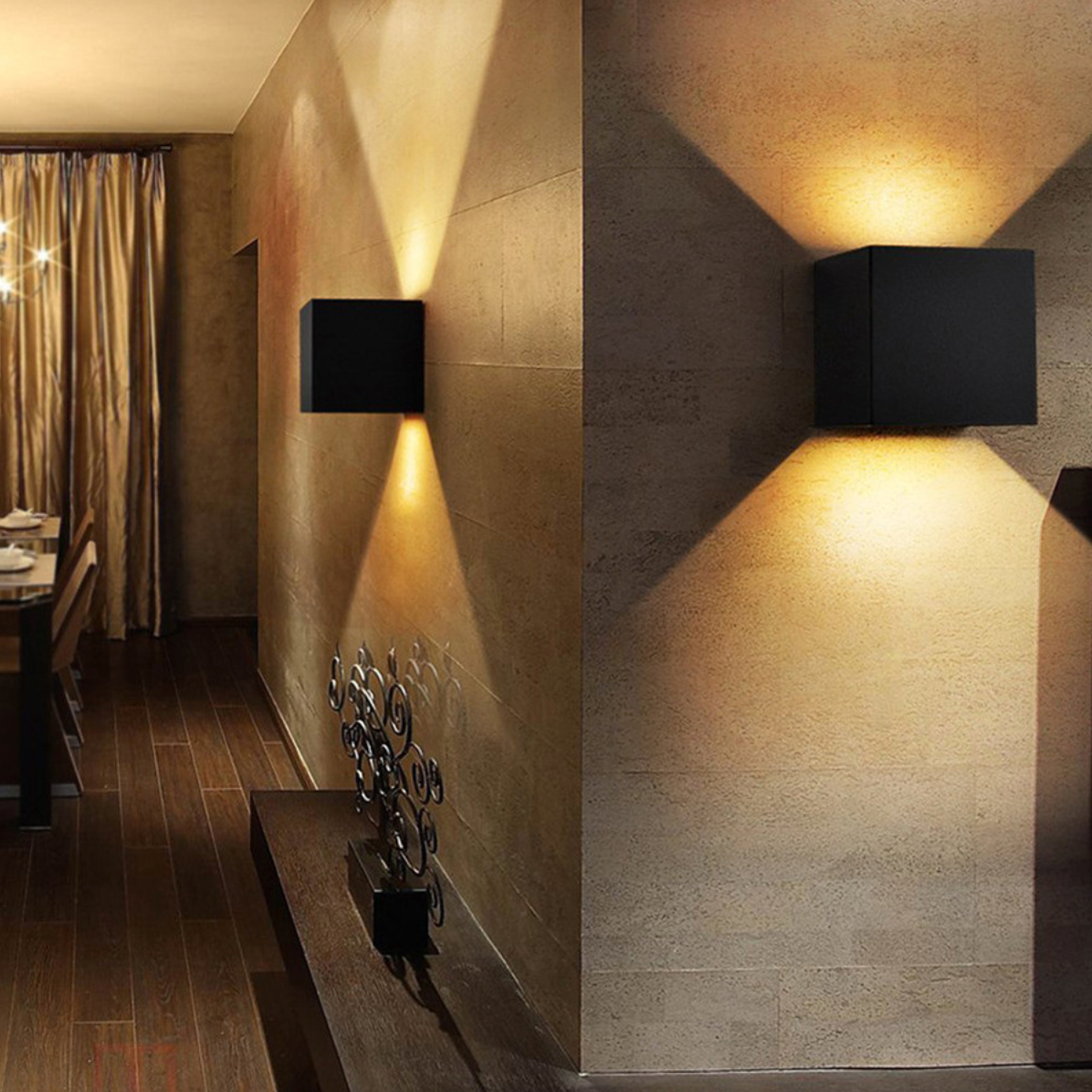 Modern Cube LED Wall Sconce