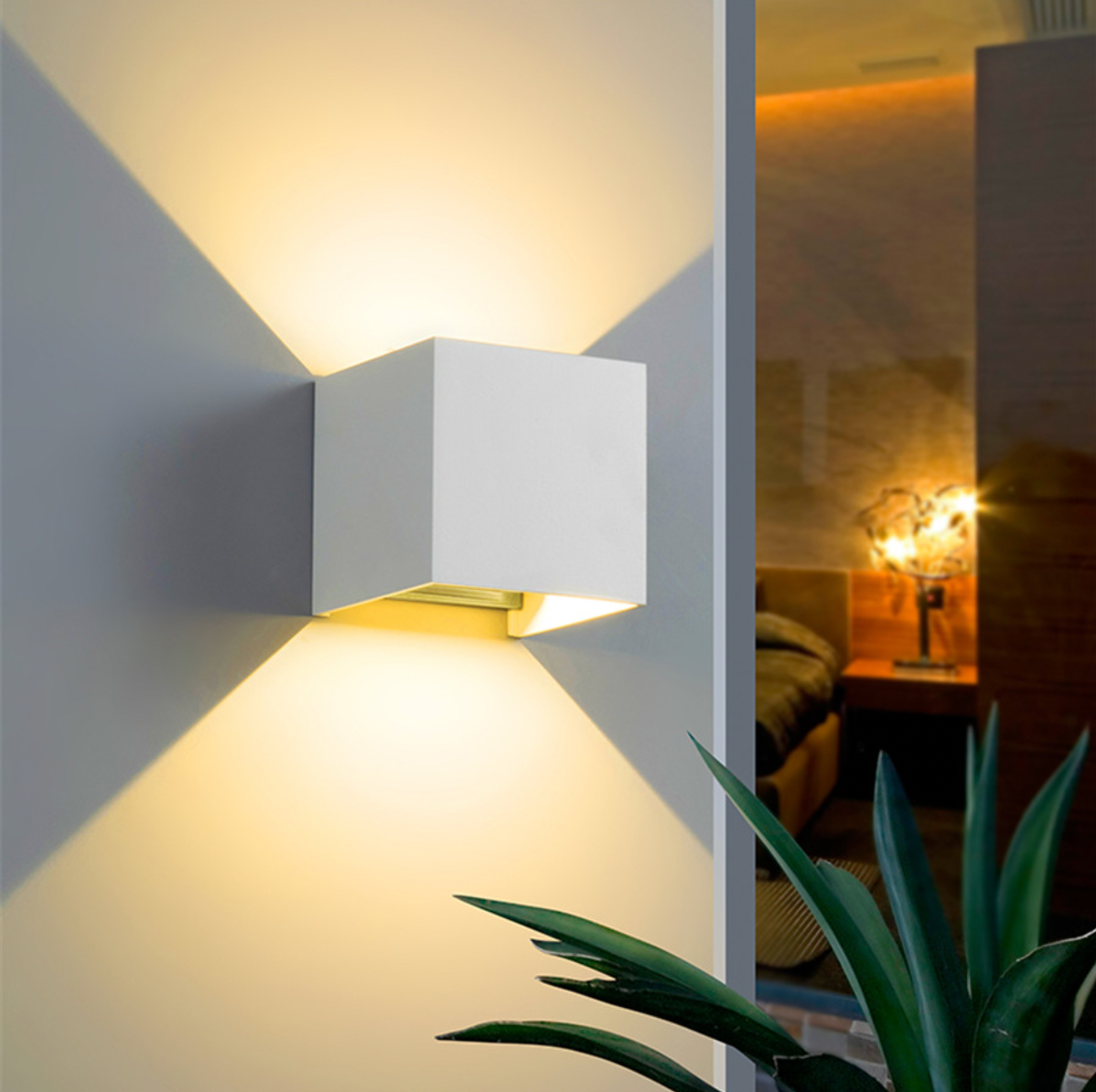 Modern Cube LED Wall Sconce