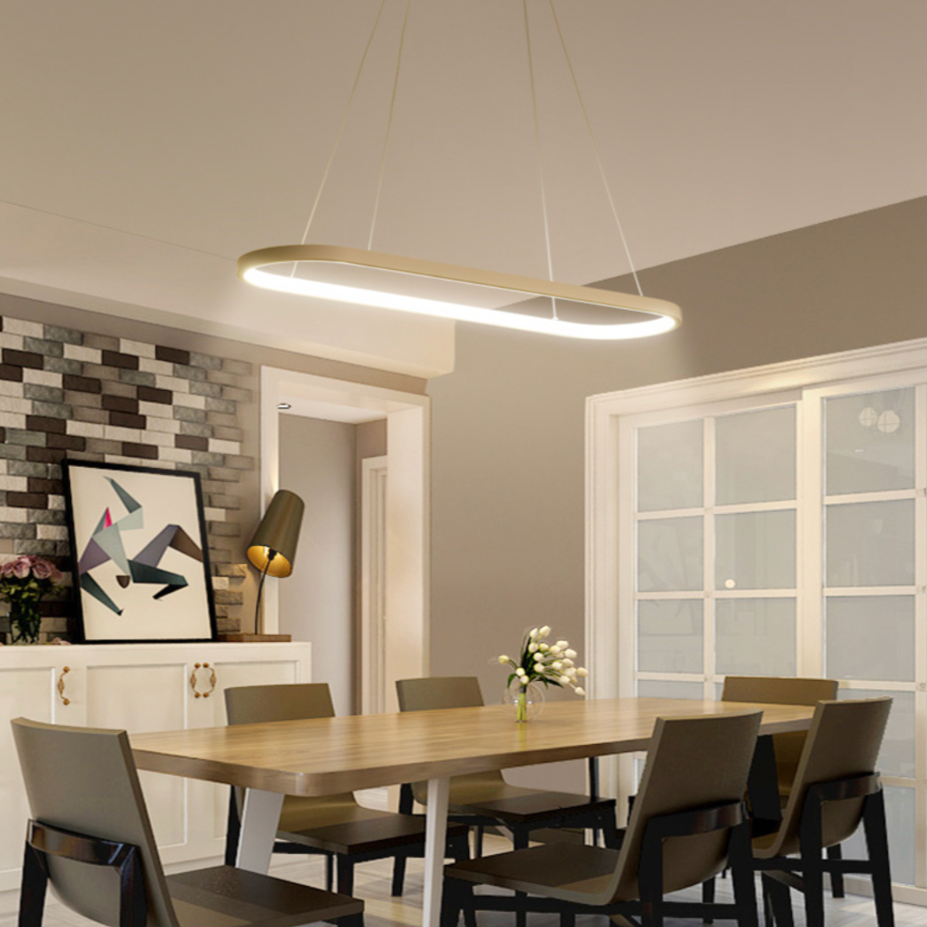 Round Aluminum LED Pendant Light