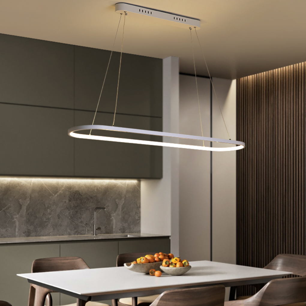 Round Aluminum LED Pendant Light