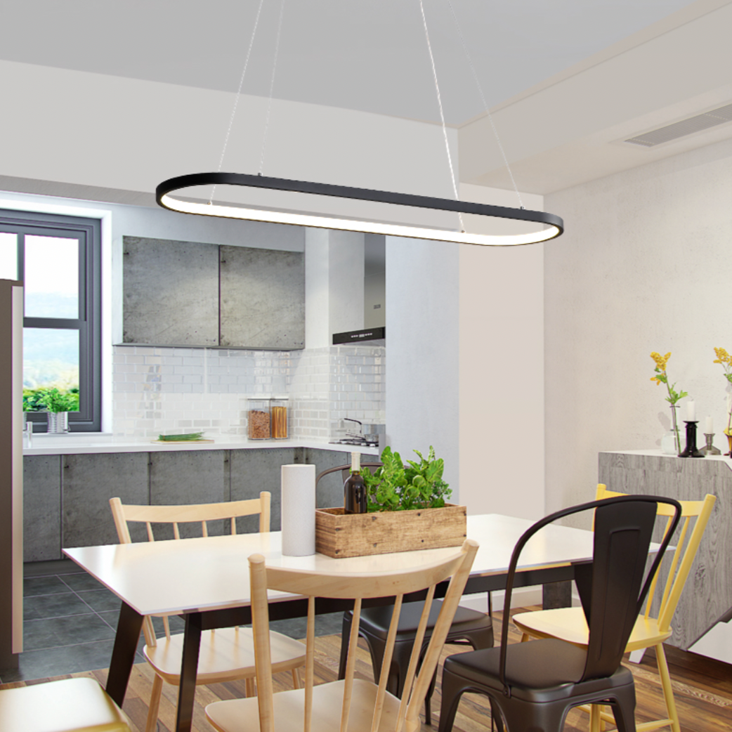 Round Aluminum LED Pendant Light