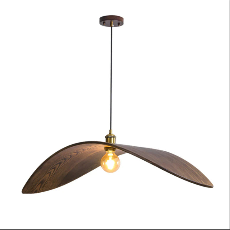 Vintage Wabi Sabi Wooden Art LED Chandelier - Zen Home Decor for Dining Room and Tea Room