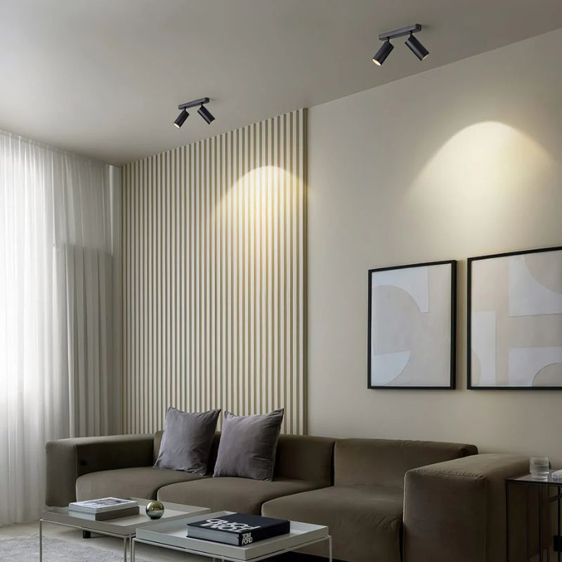 Modern LED Spot Light with Multiple Metal Cylinders
