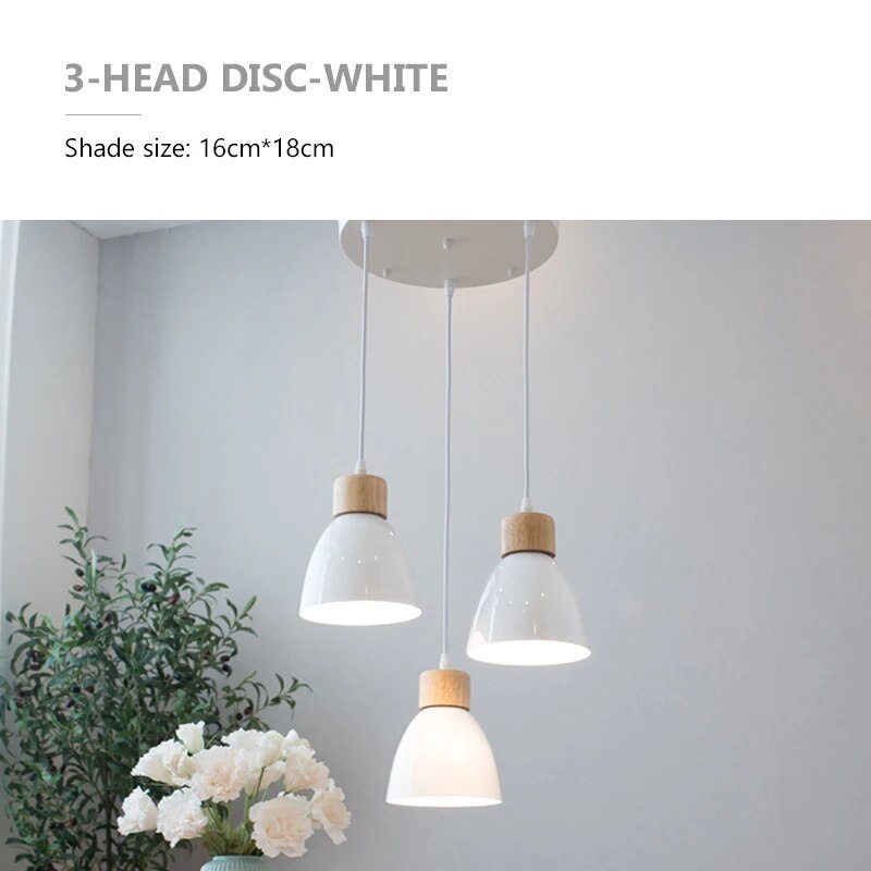 Nordic Wood 3-Light Decorative Chandelier
