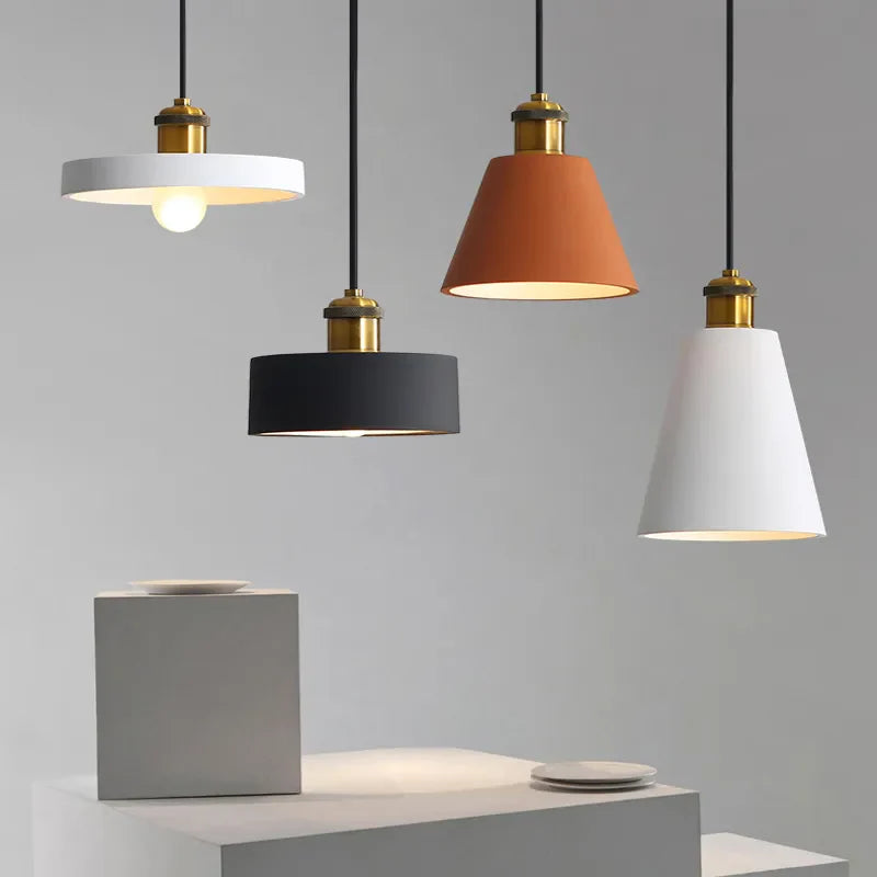 Loft suspension lumières minimaliste moderne rétro suspension lampe abat-jour décor cuisine salle à manger chambre Restaurant luminaires