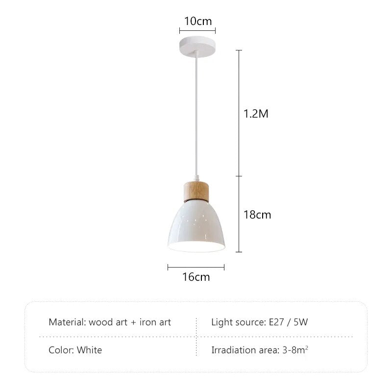 Nordic Wood 3-Light Decorative Chandelier