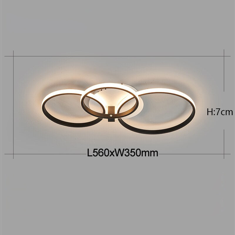 Modern Vexler LED Ring Ceiling Light