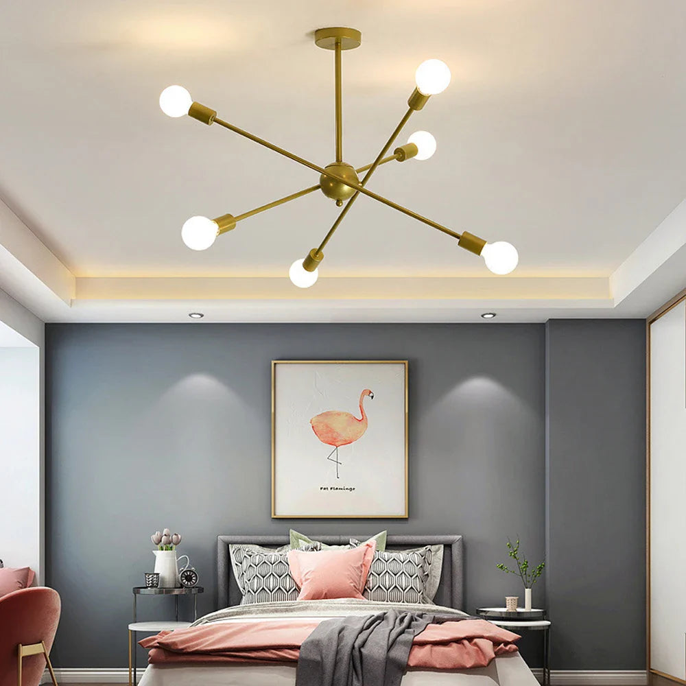 Modern LED Chandelier Light for Living Room and Bedroom