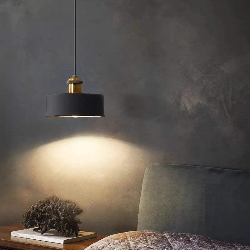 Loft suspension lumières minimaliste moderne rétro suspension lampe abat-jour décor cuisine salle à manger chambre Restaurant luminaires