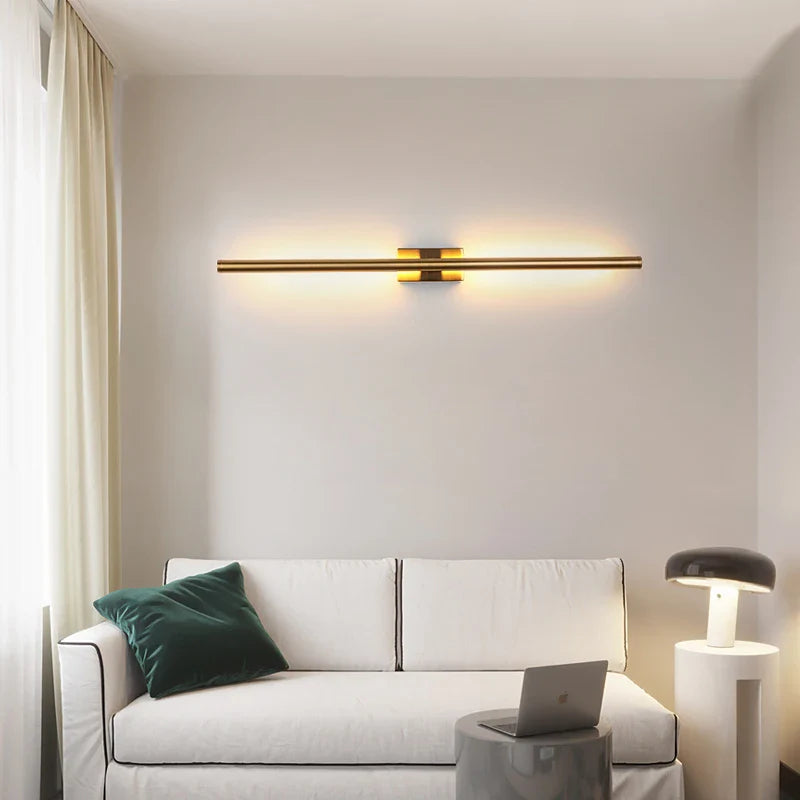 Modern Metal Tube Wall Sconce