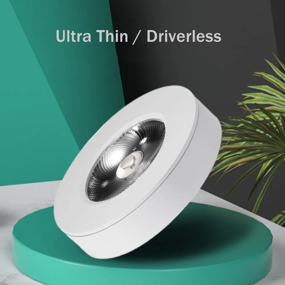 Ultra-Slim Surface-Mounted LED Cob Spotlights