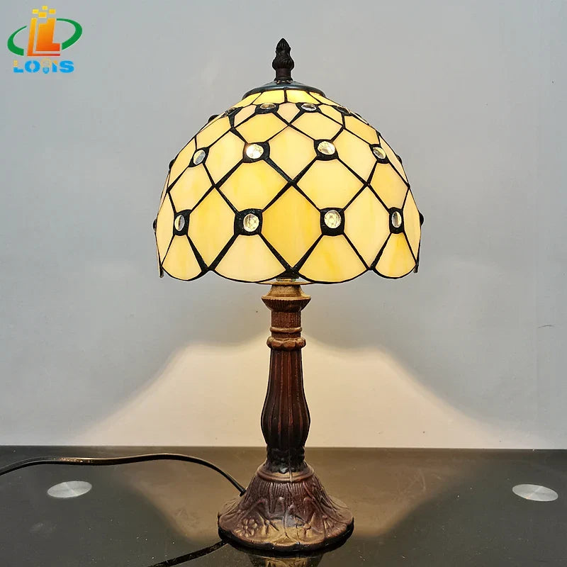 Tiffany Design Night Light for Kids - Gypsophila Table Lamp