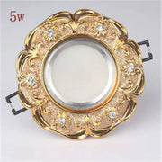 Luxury Crystal Inset LED Recessed Light Fixture