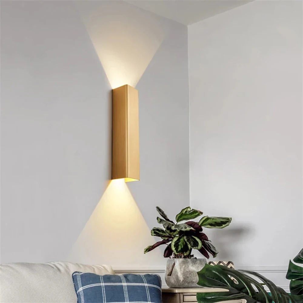 Modern Aluminum LED Wall Sconce for Home, Bedroom, Living Room, Hallway Décor