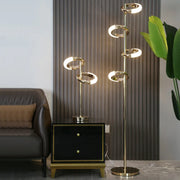Modern LED Floor Lamp in Iron and Acrylic for Interior Decor
