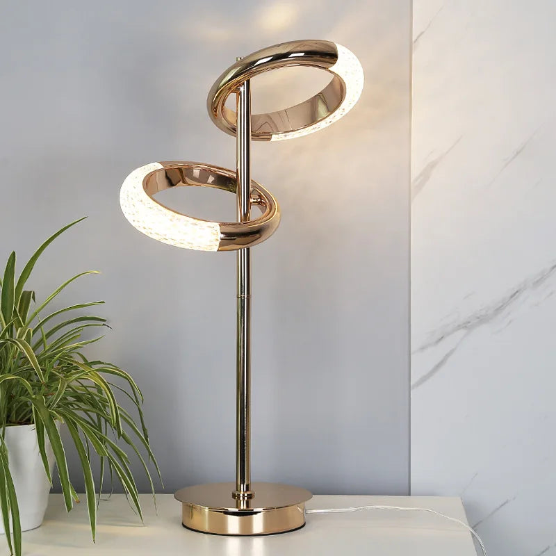 Modern LED Floor Lamp in Iron and Acrylic for Interior Decor