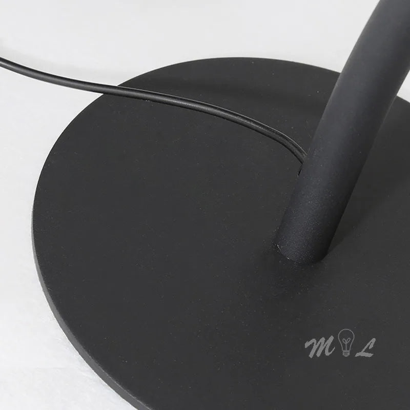 Modern LED Floor Lamp with Remote Control and Dimmable Brightness