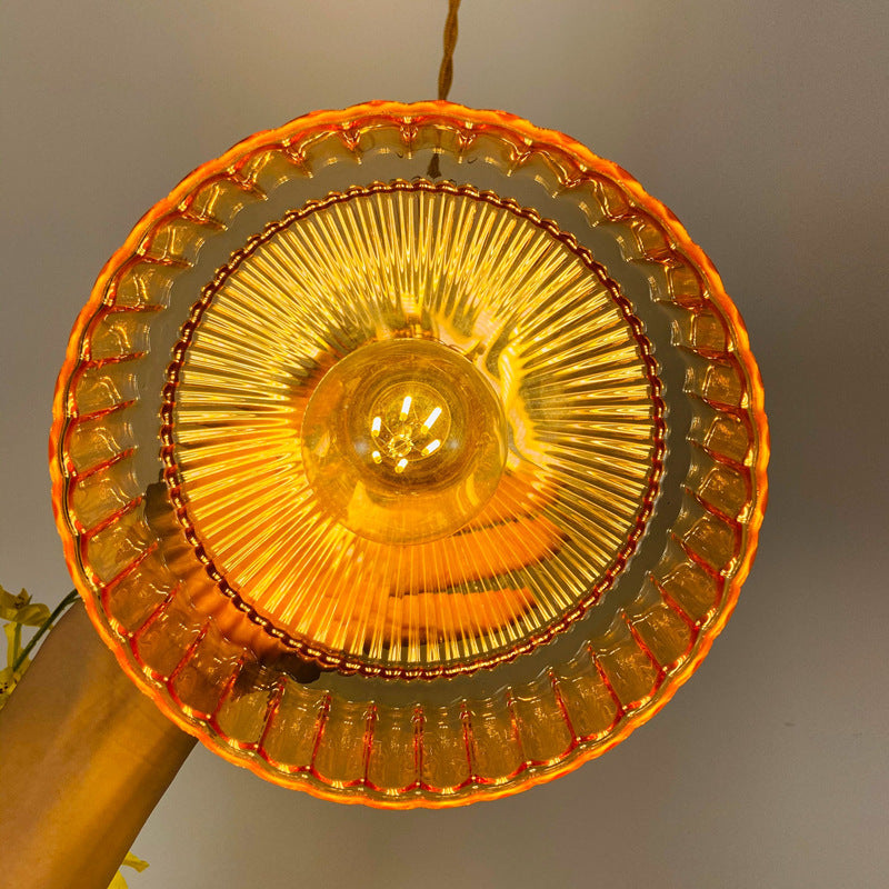 Retro Glass Shade Pendant Light by Casbelle