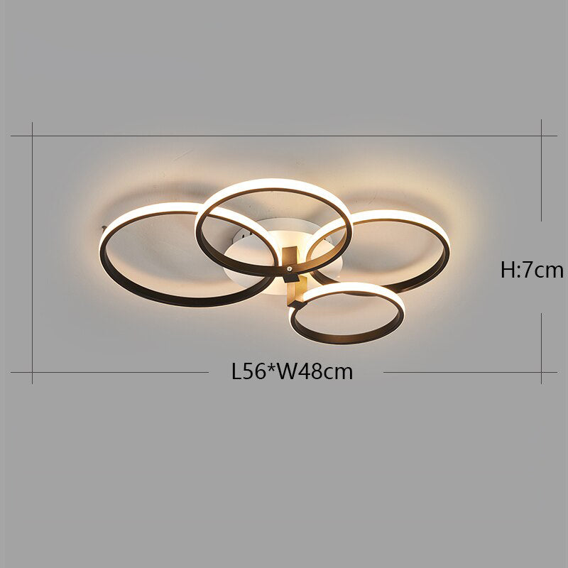 Modern Vexler LED Ring Ceiling Light