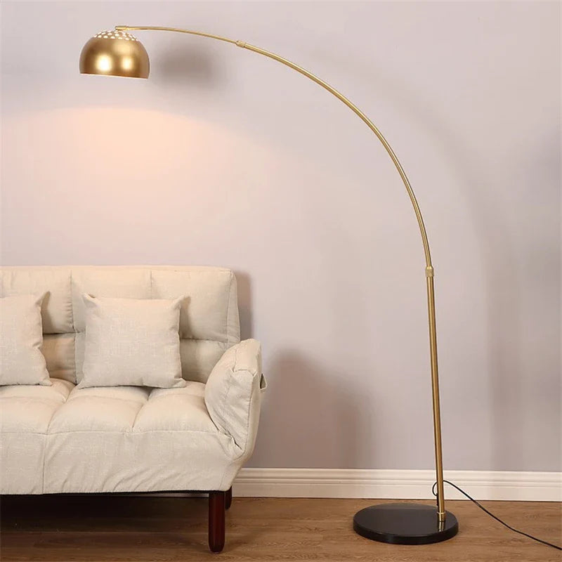 Simple Nordic LED Floor Lamp with Marble Base