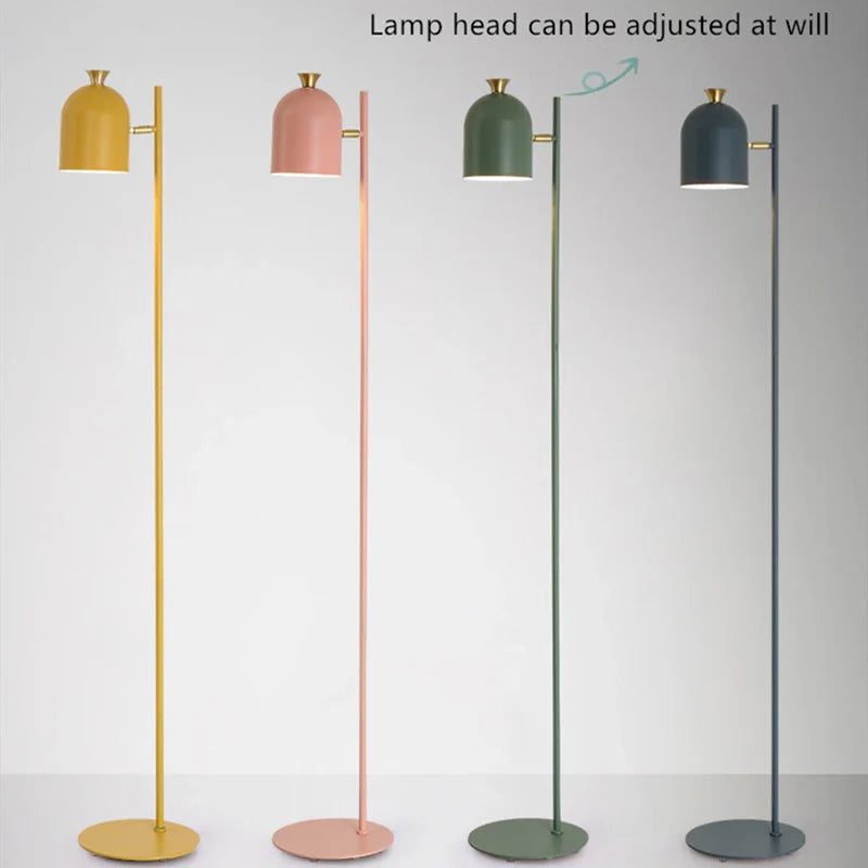 Modern Minimalist Iron Floor Lamp for Nordic Interior Decor